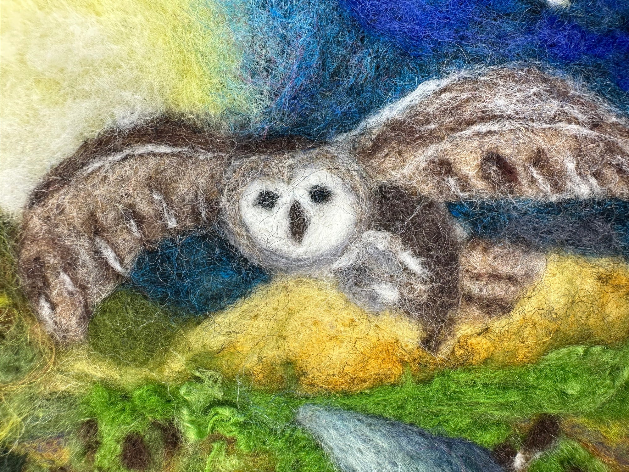 Owl in Flight - online class w/wo kit