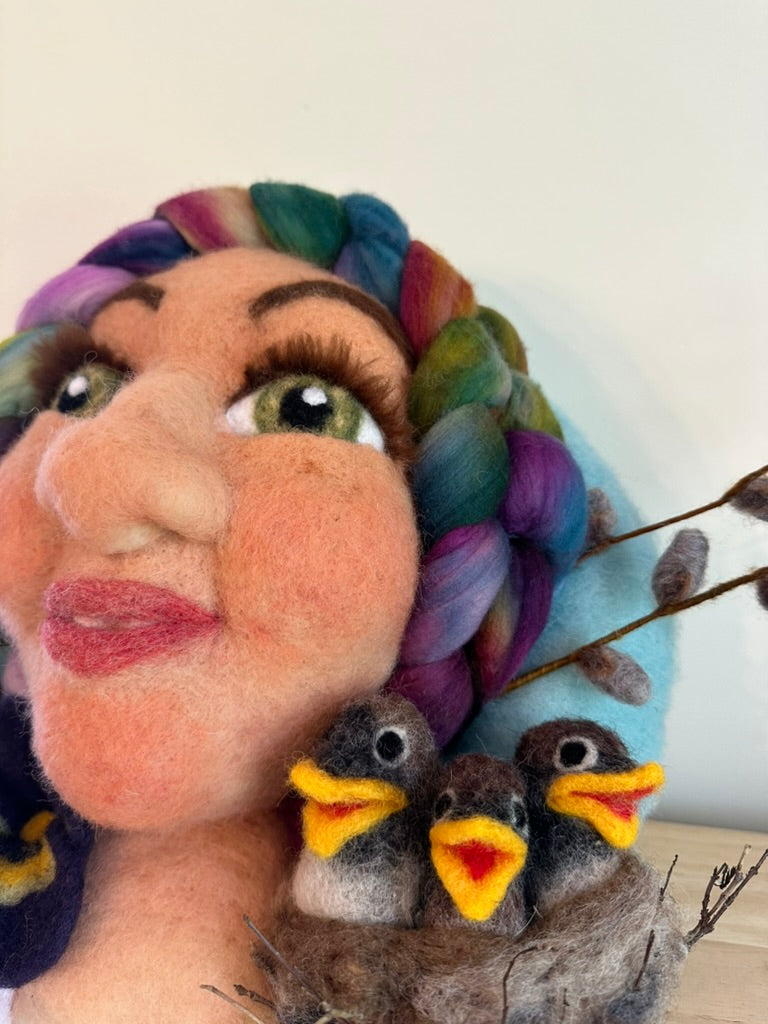 Needle Felted Sculptures