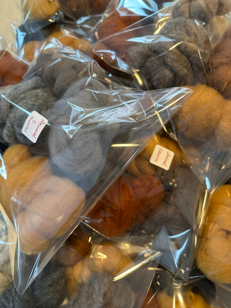 Scrap Bag -Animal color bundle- Cloth & Twine