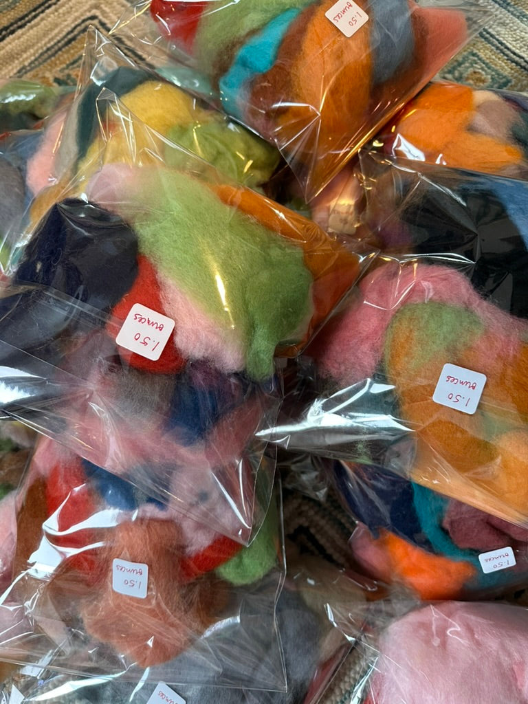 Scrap Bag -bright color bundle- Cloth & Twine