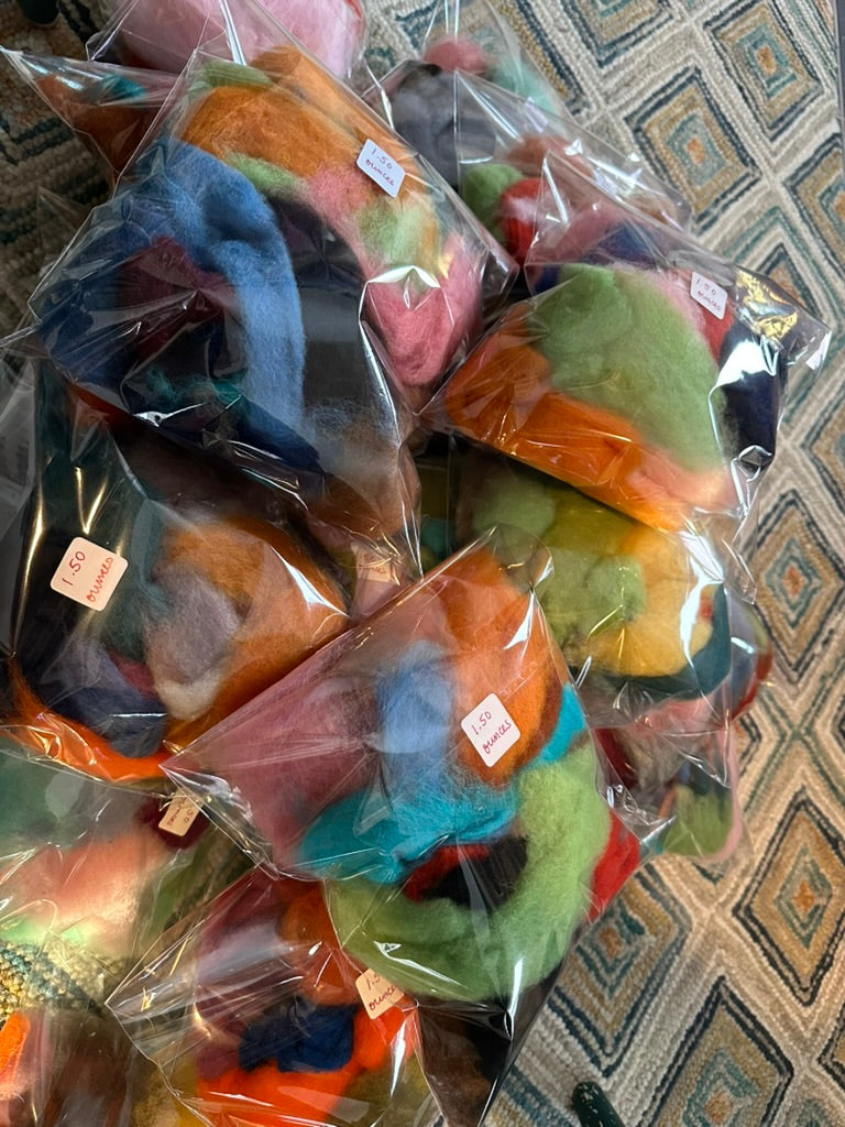 Scrap Bag -bright color bundle- Cloth & Twine