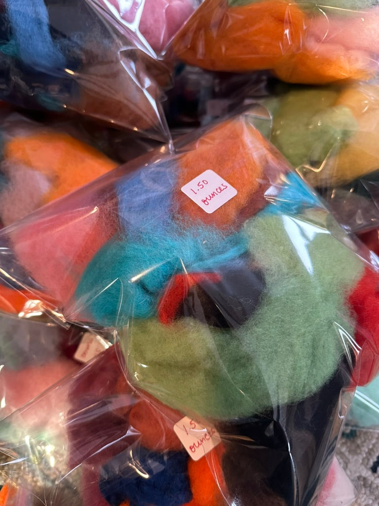Scrap Bag -bright color bundle- Cloth & Twine