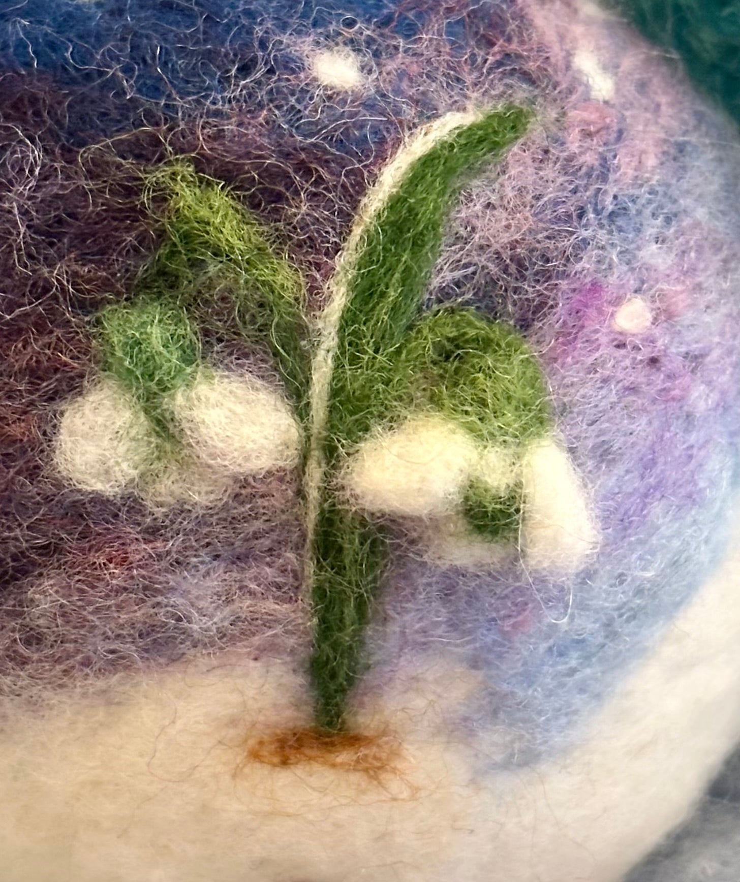 "Snowdrops" Ball Ornament Kit and Class (In-Person)