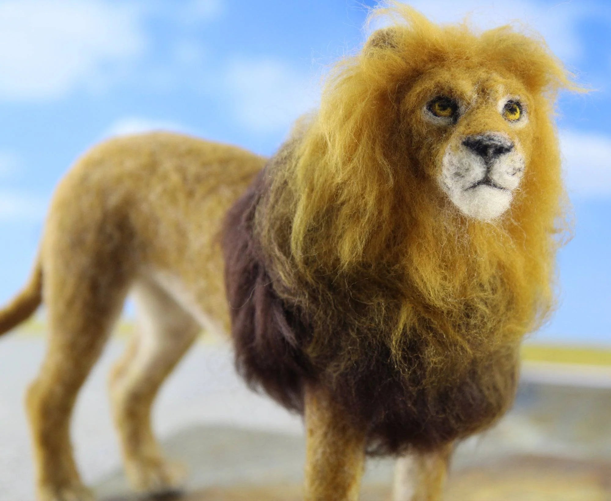 Lewie the Lion - Needle Felting Kit