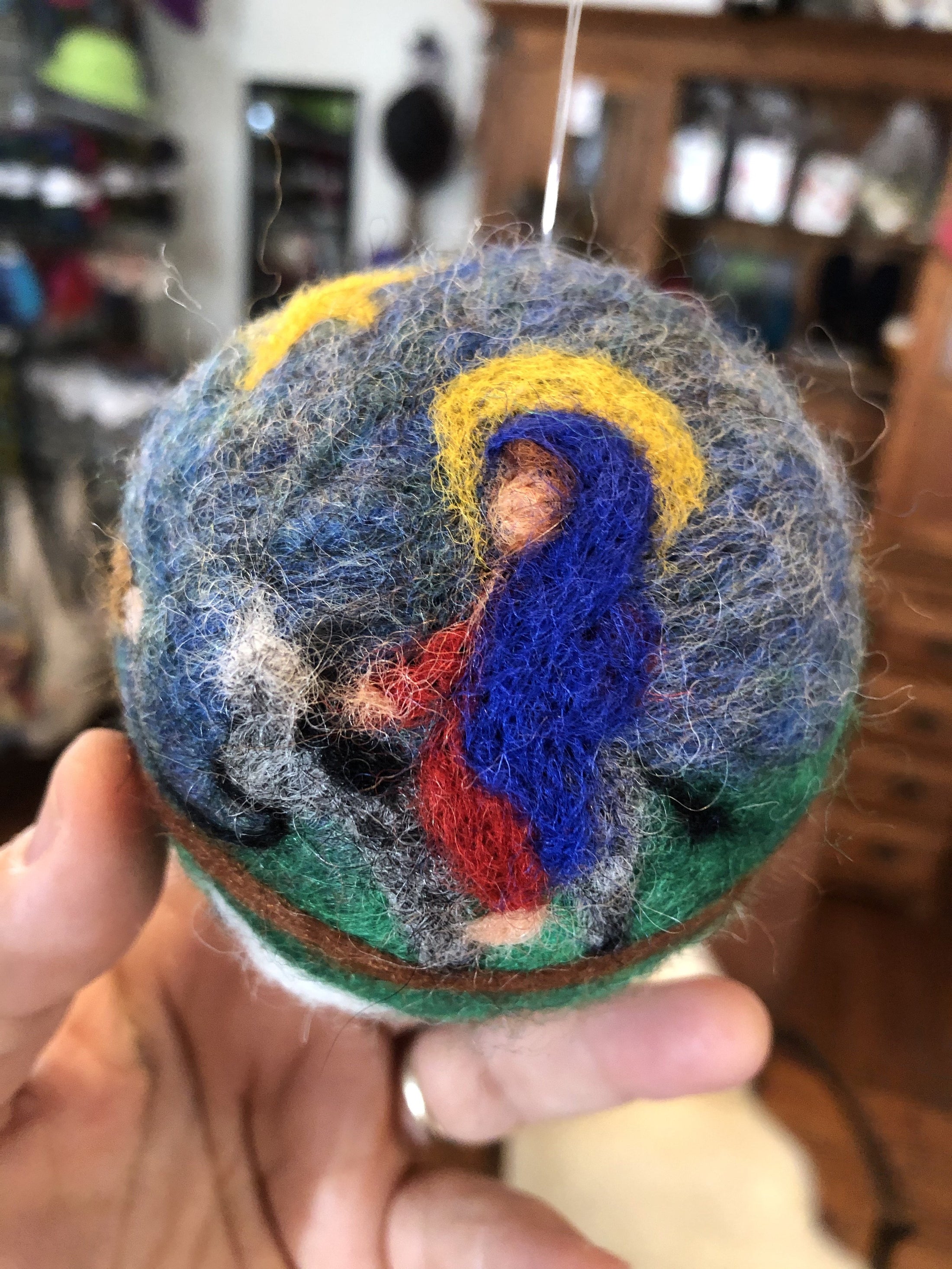 Ball Ornament Needle Felting Kit DIY