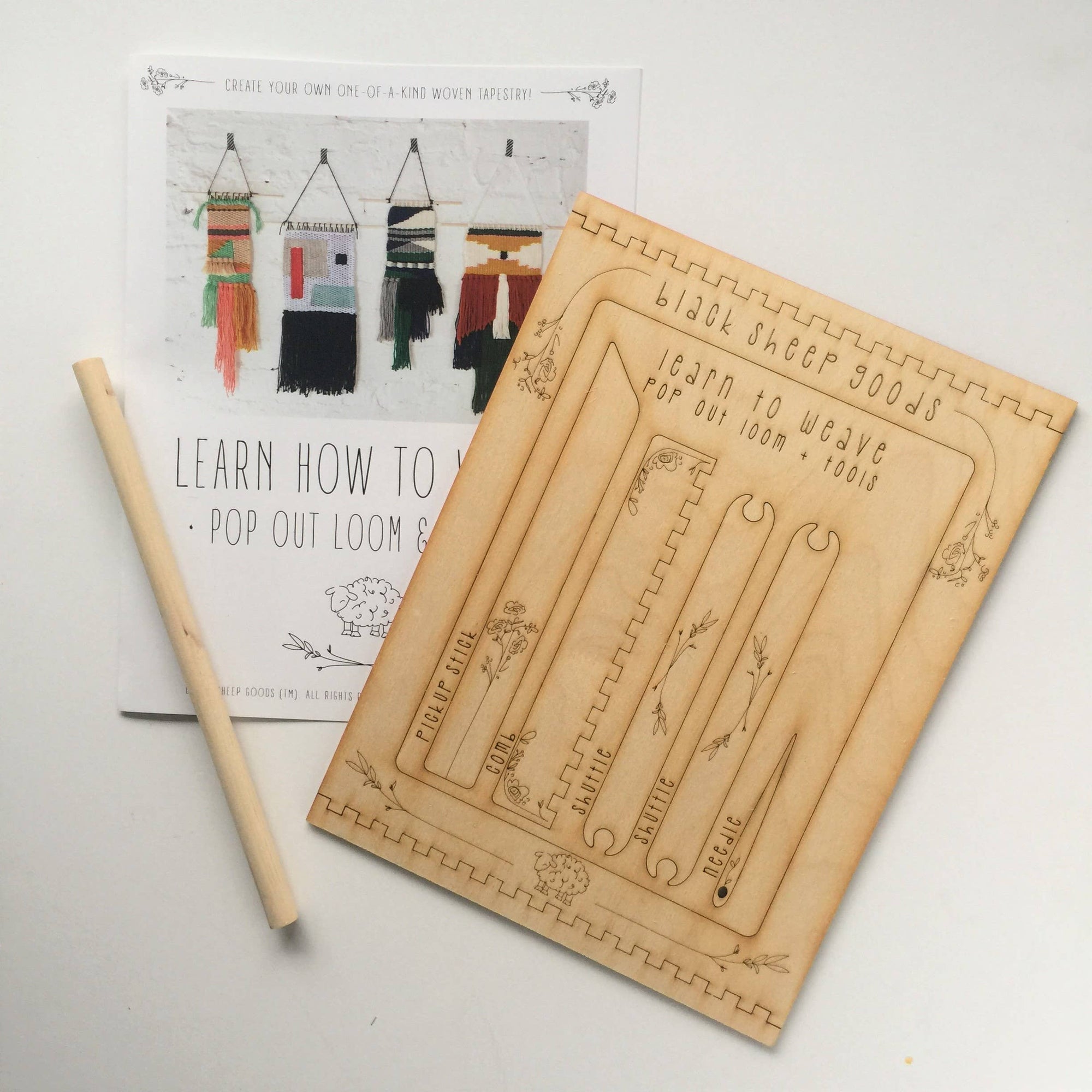 DIY Tapestry Weaving Kit - Cloth & Twine