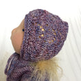 Load image into Gallery viewer, Falling Leaf Bonnet - Knitting Pattern
