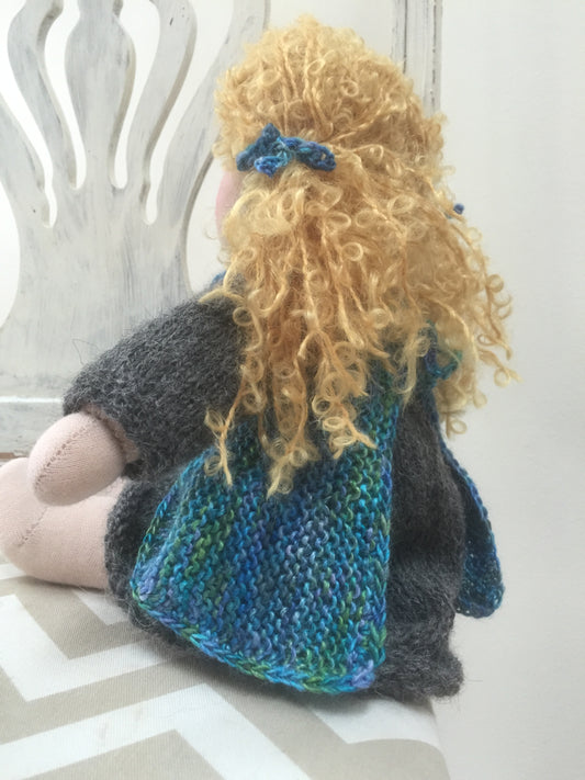 wool, Waldorf inspired doll, Waldorf inspired, Waldorf doll, Steiner doll, natural materials, fiber art doll, doll, cotton, Cloth doll, art doll, boy, girl, toy, play, role play