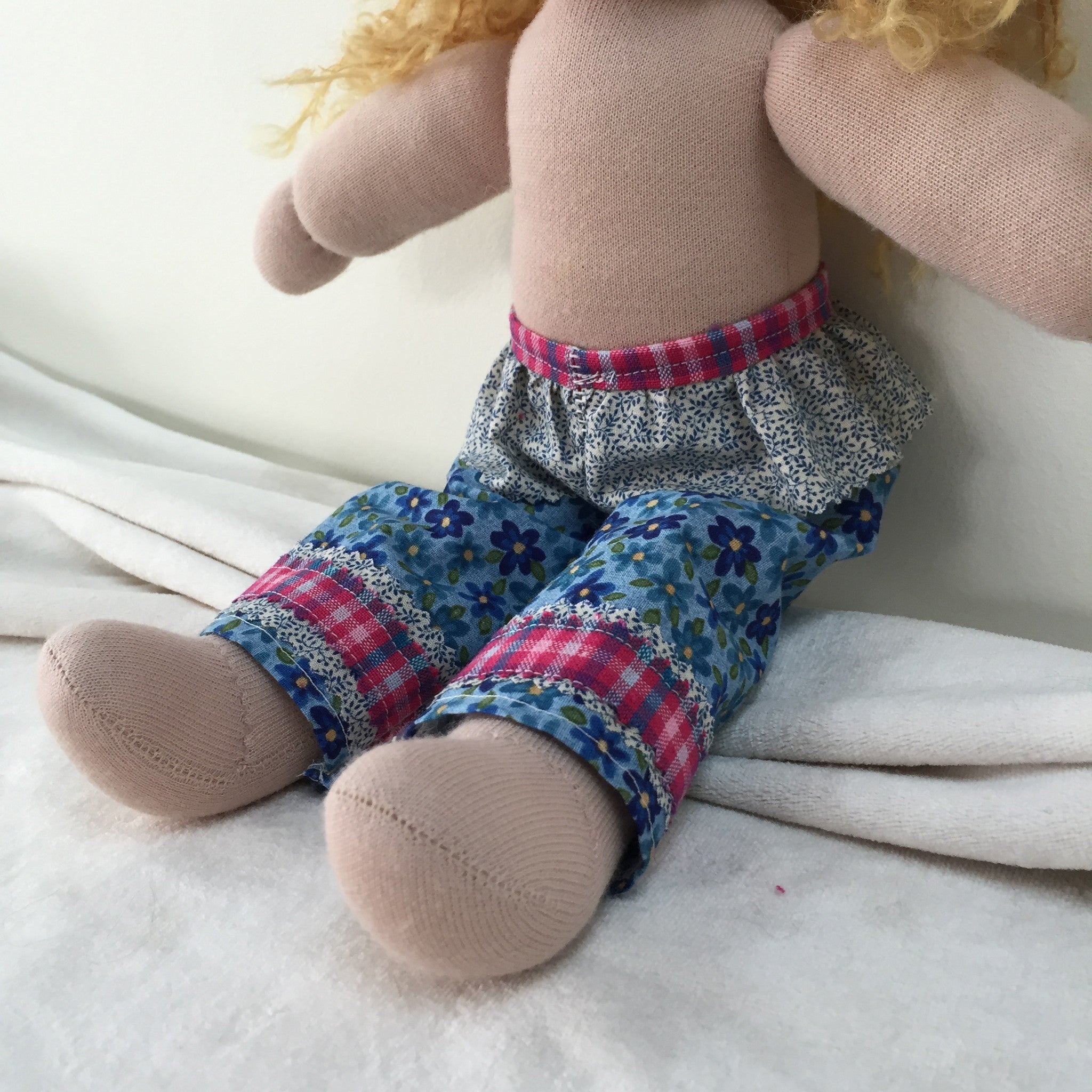 Pant Pattern - how to create a pattern for your Waldorf inspired doll