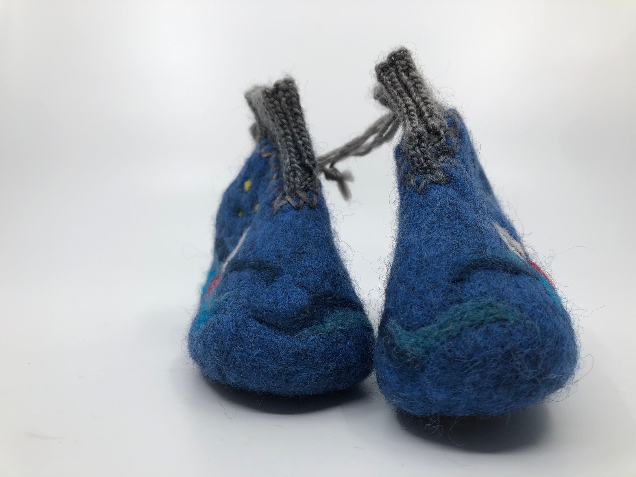 Felted Wool Slippers [boats]