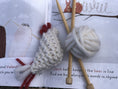 Load image into Gallery viewer, learn to knit, children, children book, children knit, kit, knitting for children
