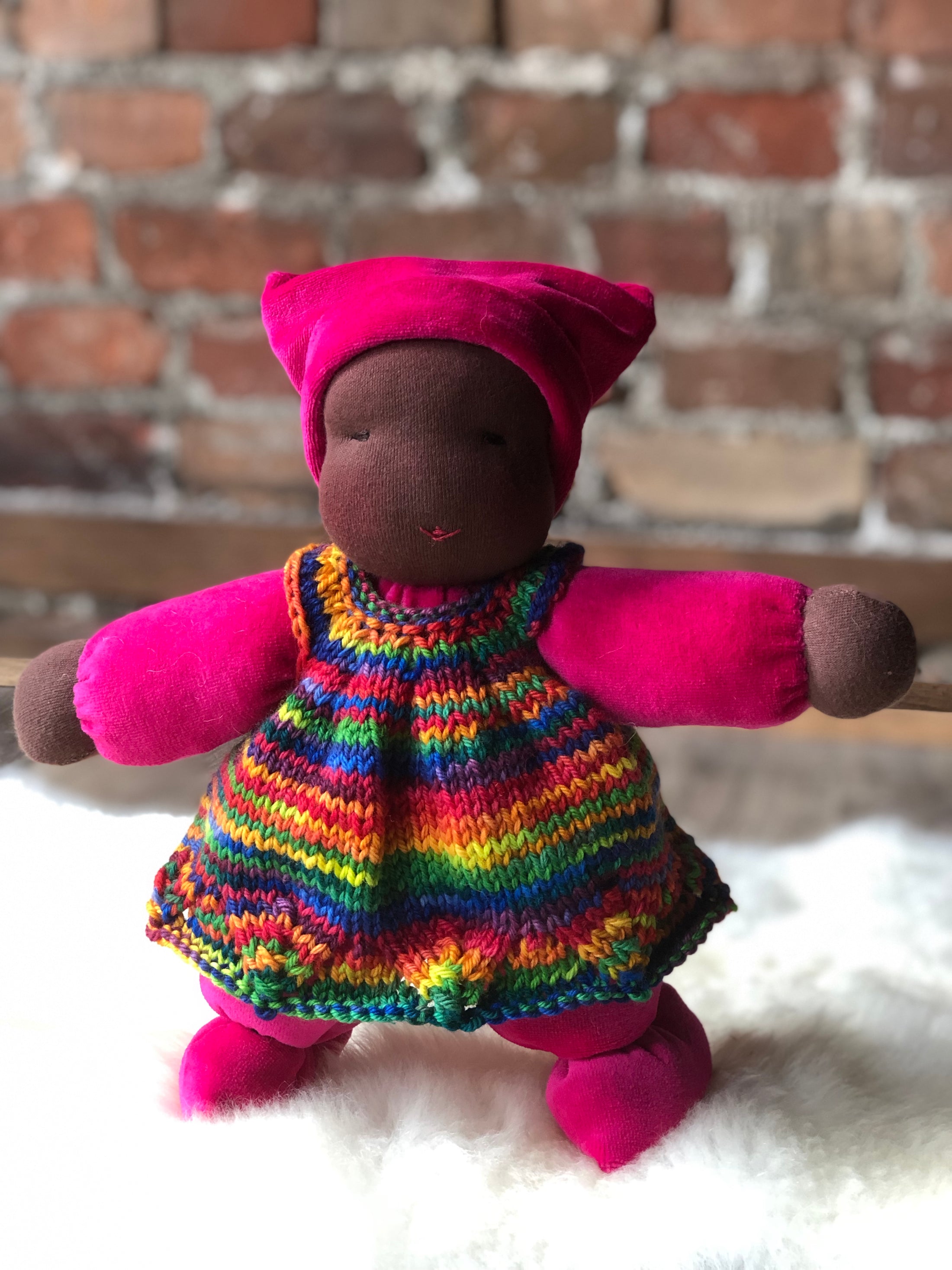 first baby doll, cuddle doll, cotton velour doll, waldorf doll, snuggle doll, toddler doll, nursery gift, baby shower gift