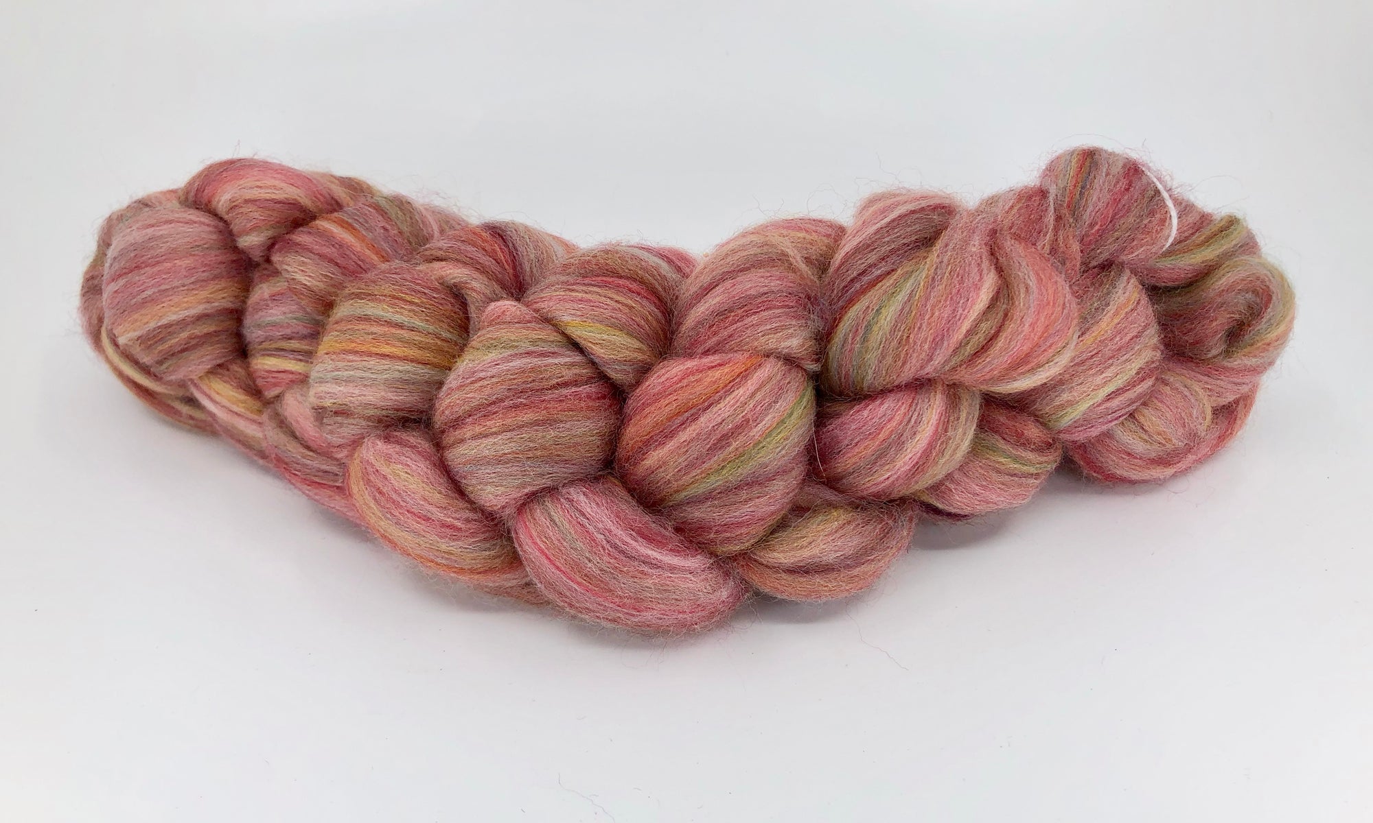 Merino Roving "Hollyberry" - Cloth & Twine