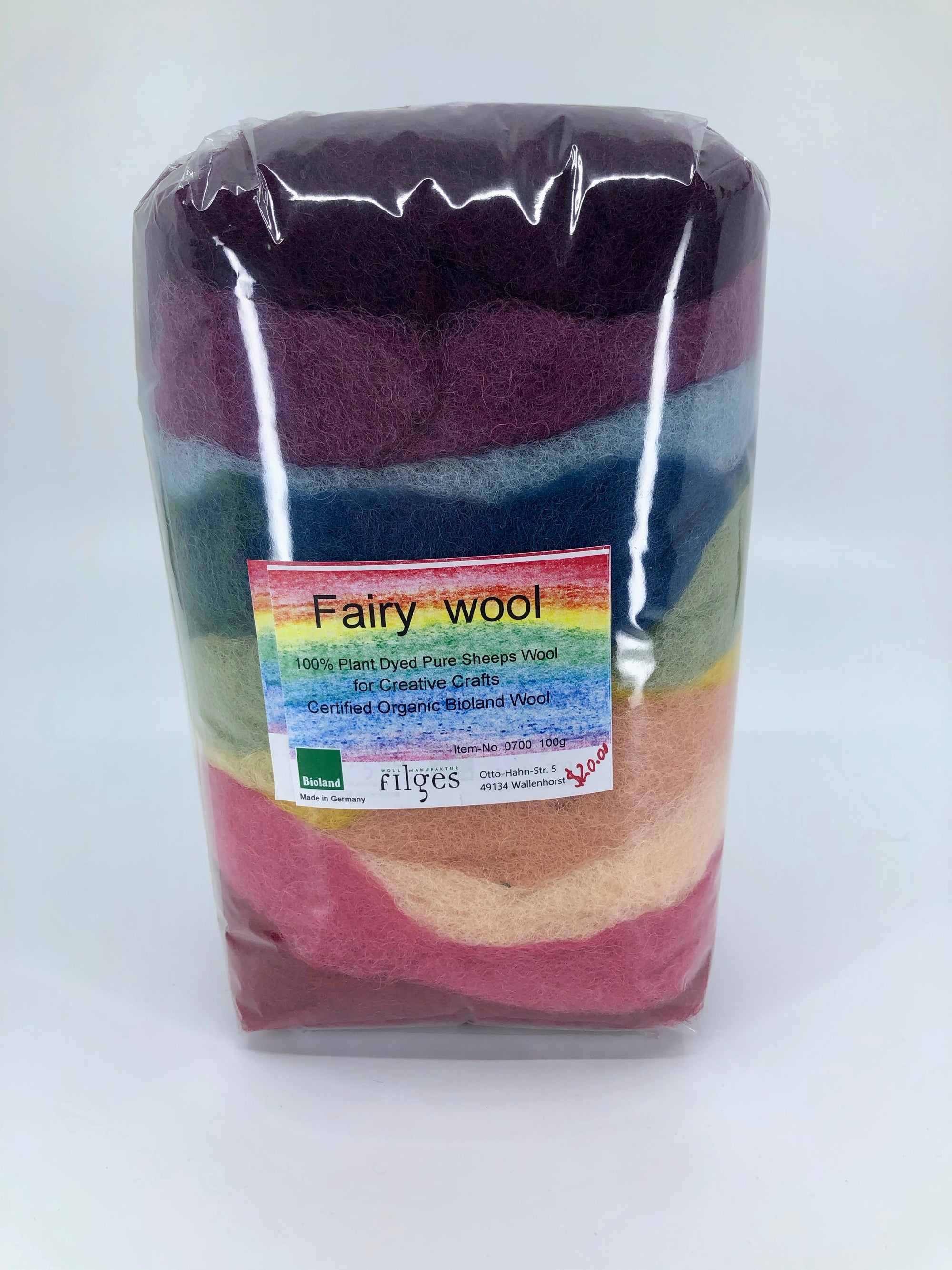 Plant Dyed Fairy Wool - Cloth & Twine