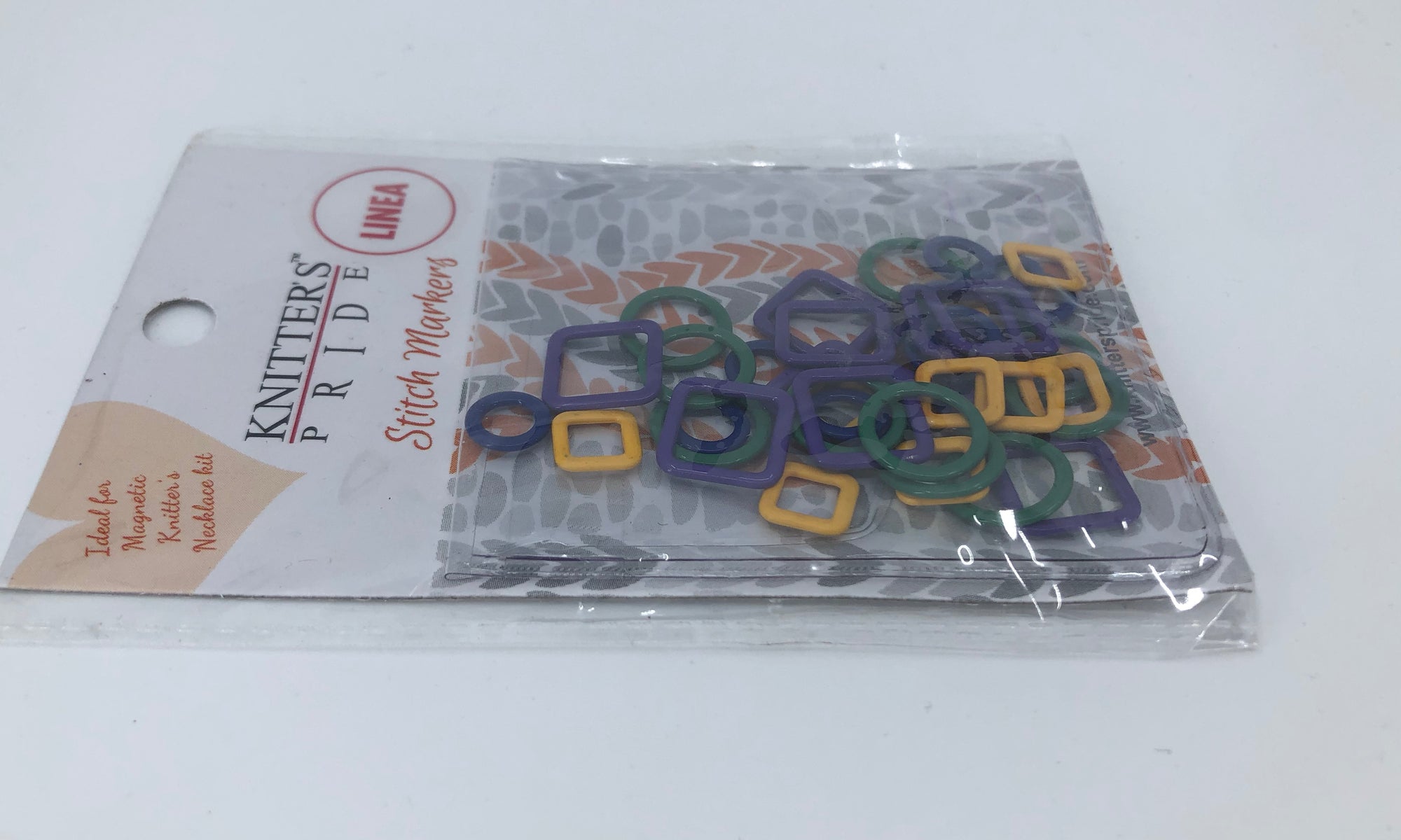 Stitch Marker - Circles and Squares - Cloth & Twine