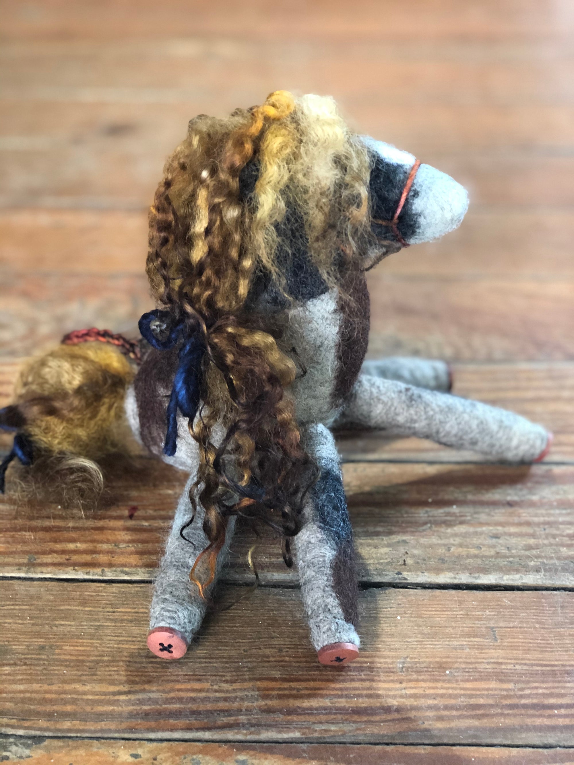 Tilly - the horse marionette - Cloth & Twine