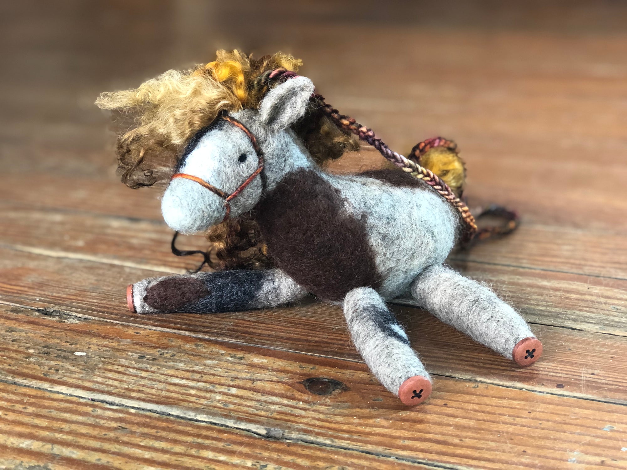 Tilly - the horse marionette - Cloth & Twine