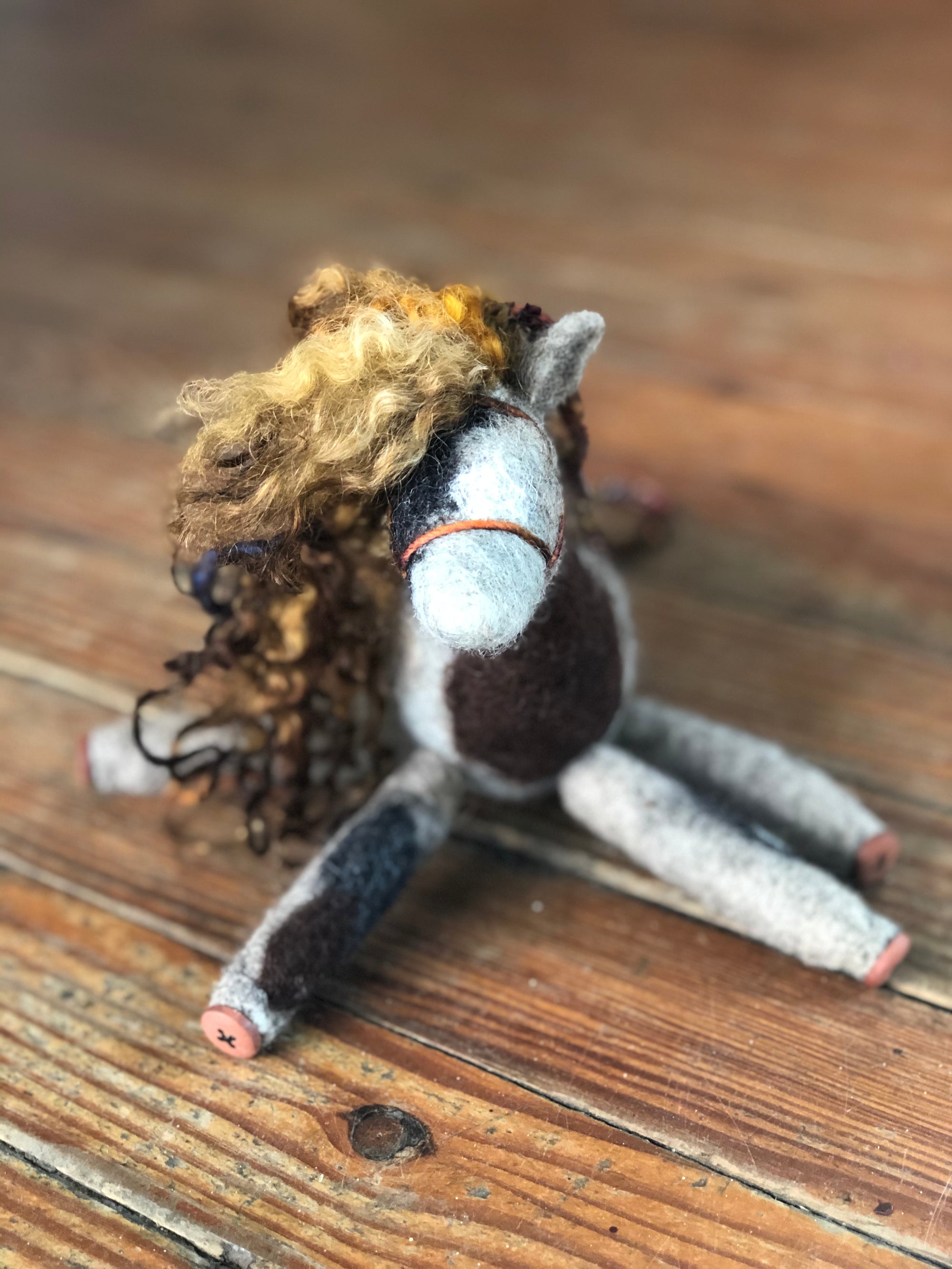 Tilly - the horse marionette - Cloth & Twine