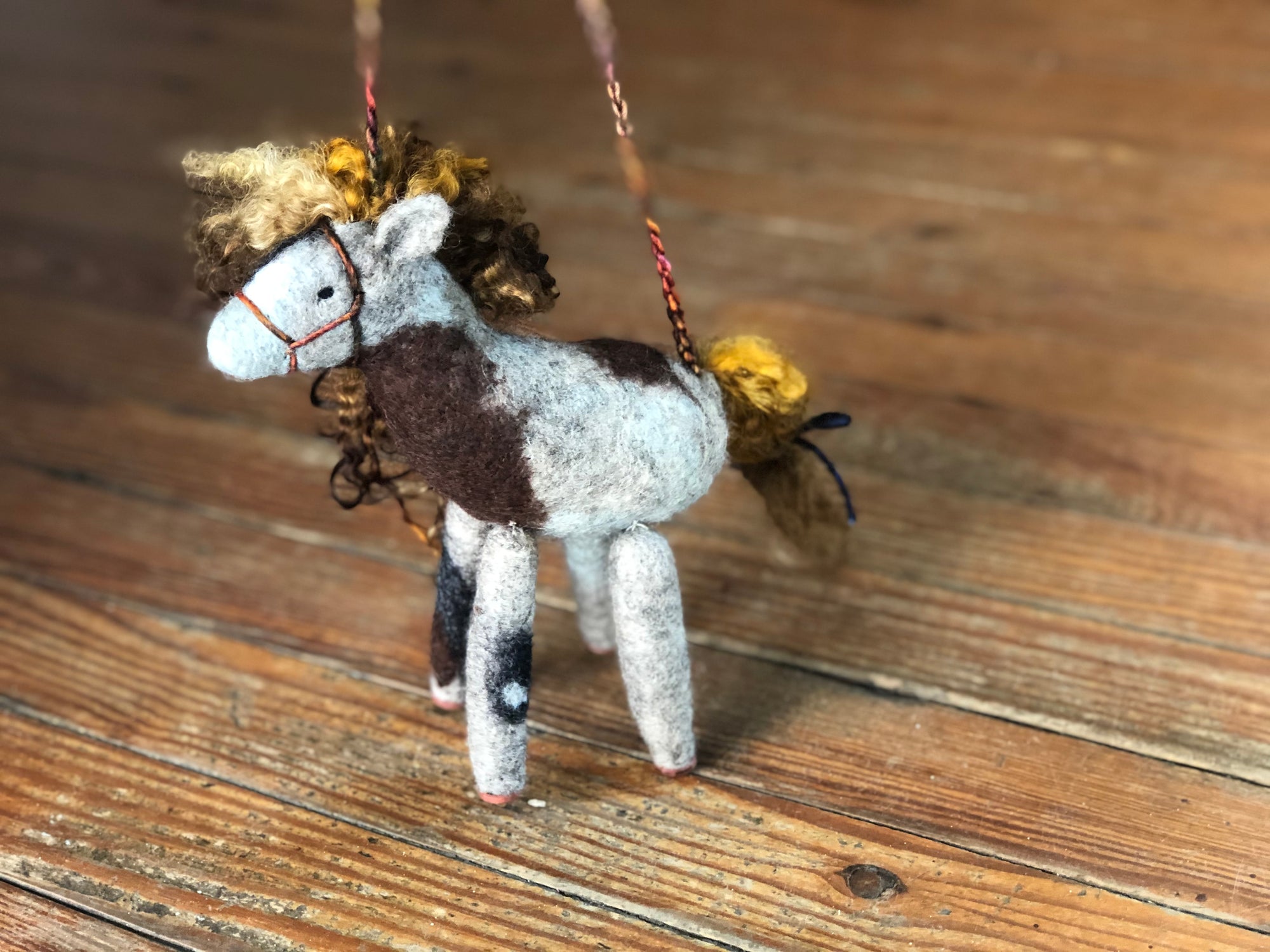 Tilly - the horse marionette - Cloth & Twine