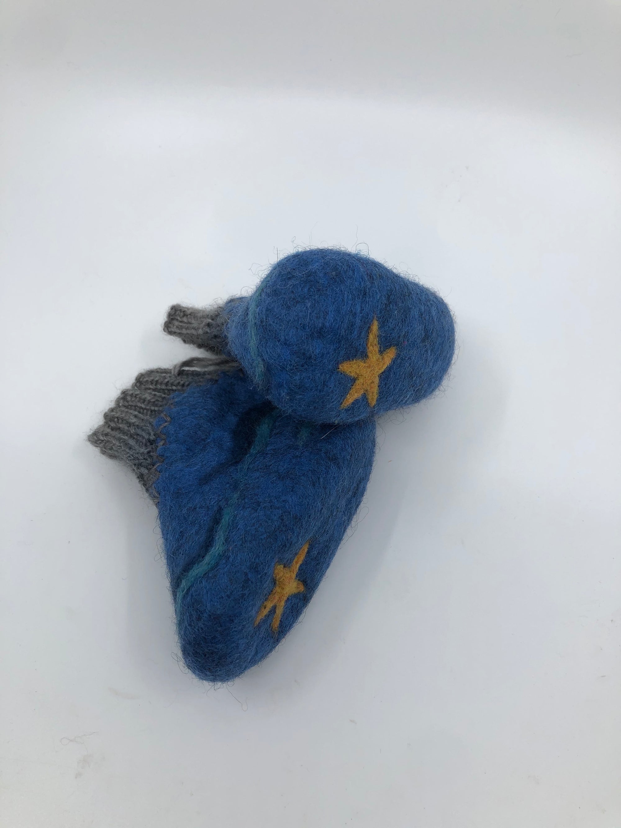 Felted Wool Slippers [boats]