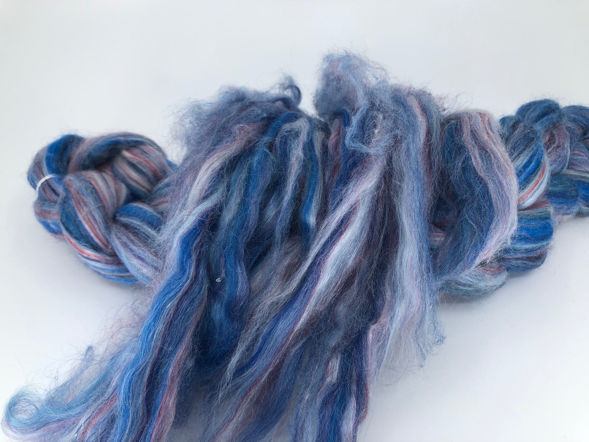 Merino/Silk Roving "Sunset" - Cloth & Twine