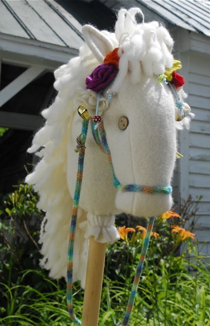 Custom Hobby Horse - Cloth & Twine